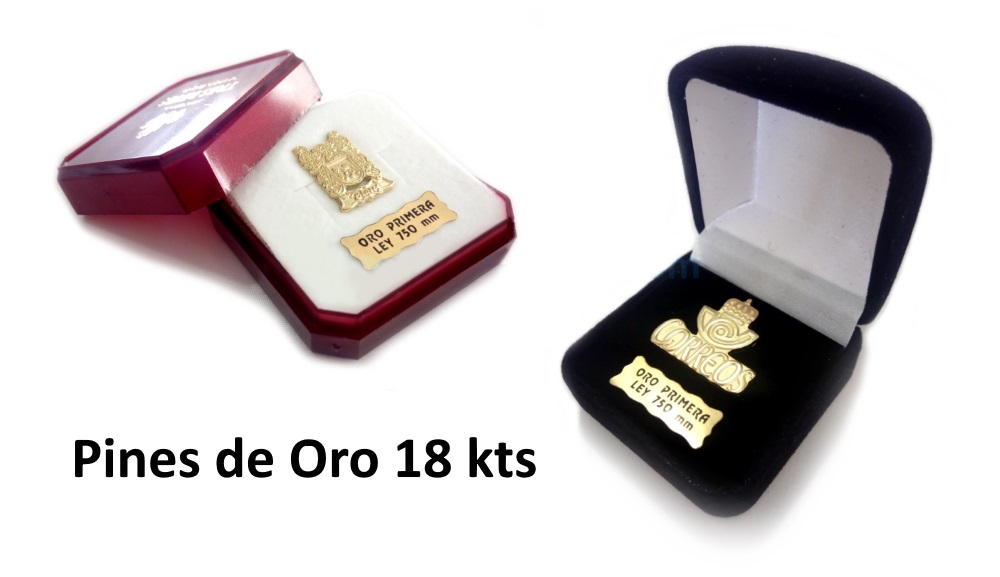 Pins de oro